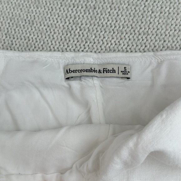 Abercrombie & Fitch Linen Skirt White Size Small - Picture 2 of 7